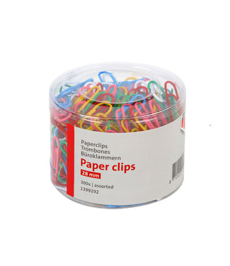 Quantore PAPERCLIP 28MM ASS 300STKS