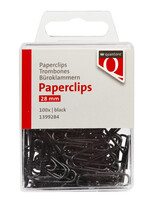 Quantore PAPERCLIP 28MM ZW 100STKS