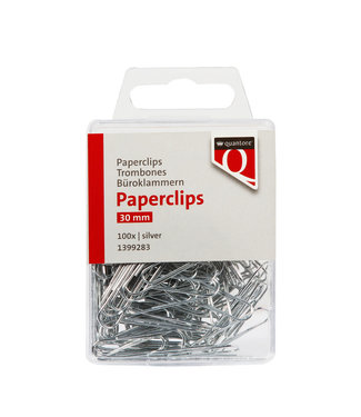 Quantore PAPERCLIP 30MM ROND ZV 100STKS