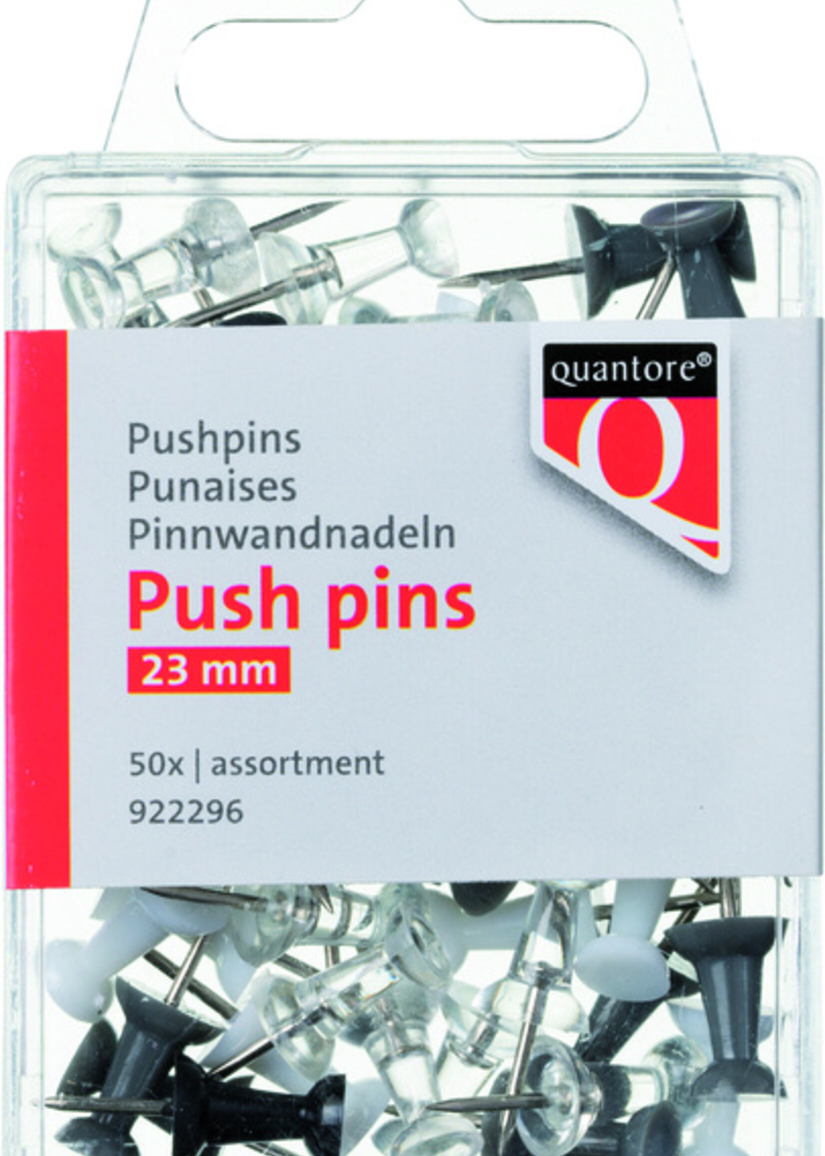 Quantore Quantore PUSH PINS ASS 40STKS