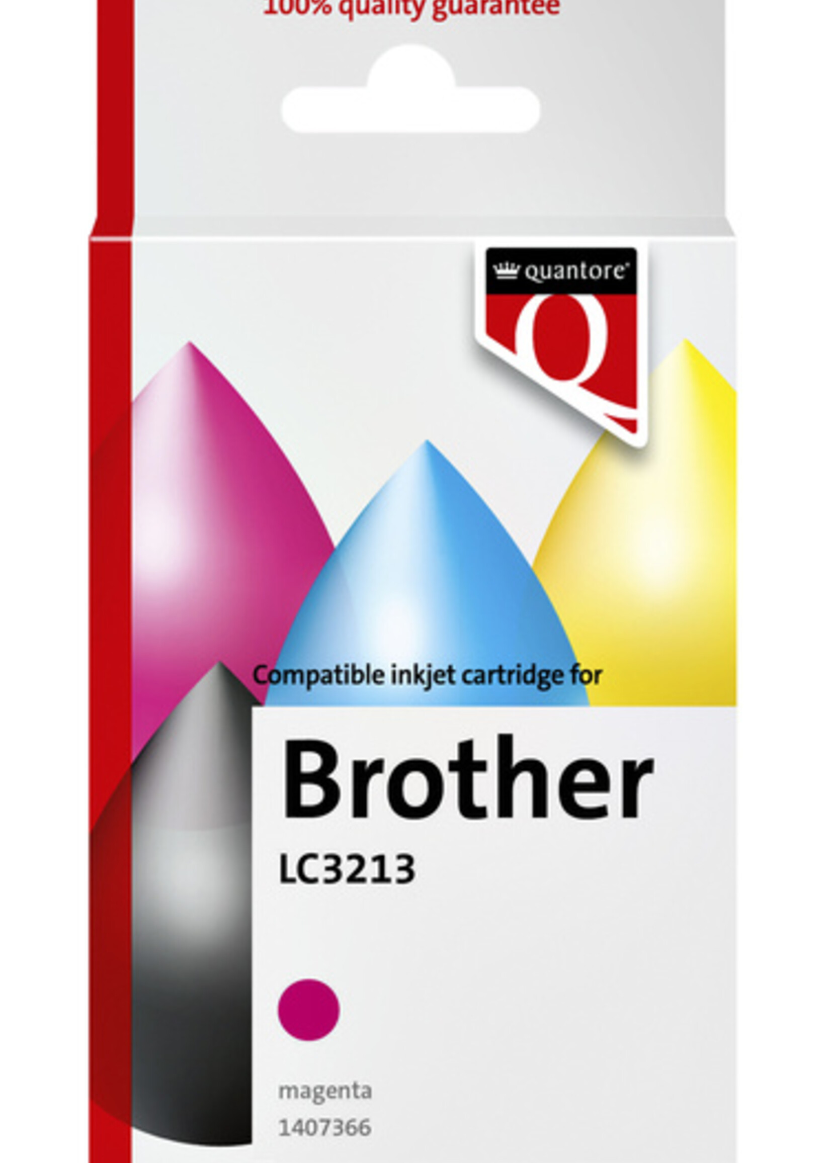 Quantore Quantore INKTCARTRIDGE BRO LC3213 RD