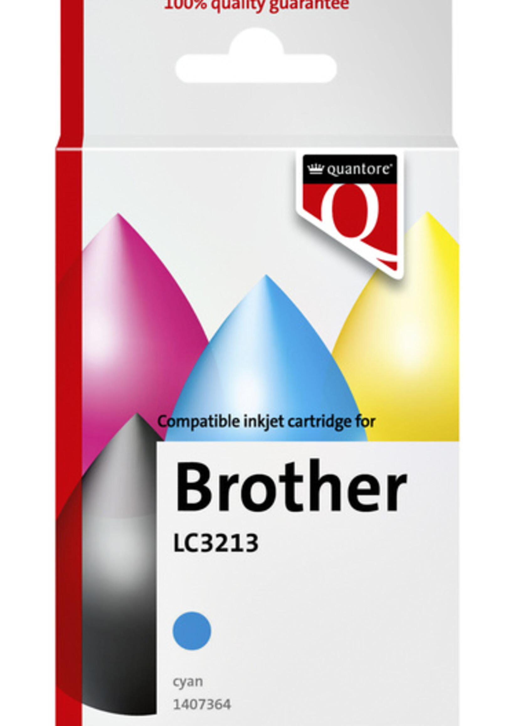 Quantore Quantore INKTCARTRIDGE BRO LC3213 BL