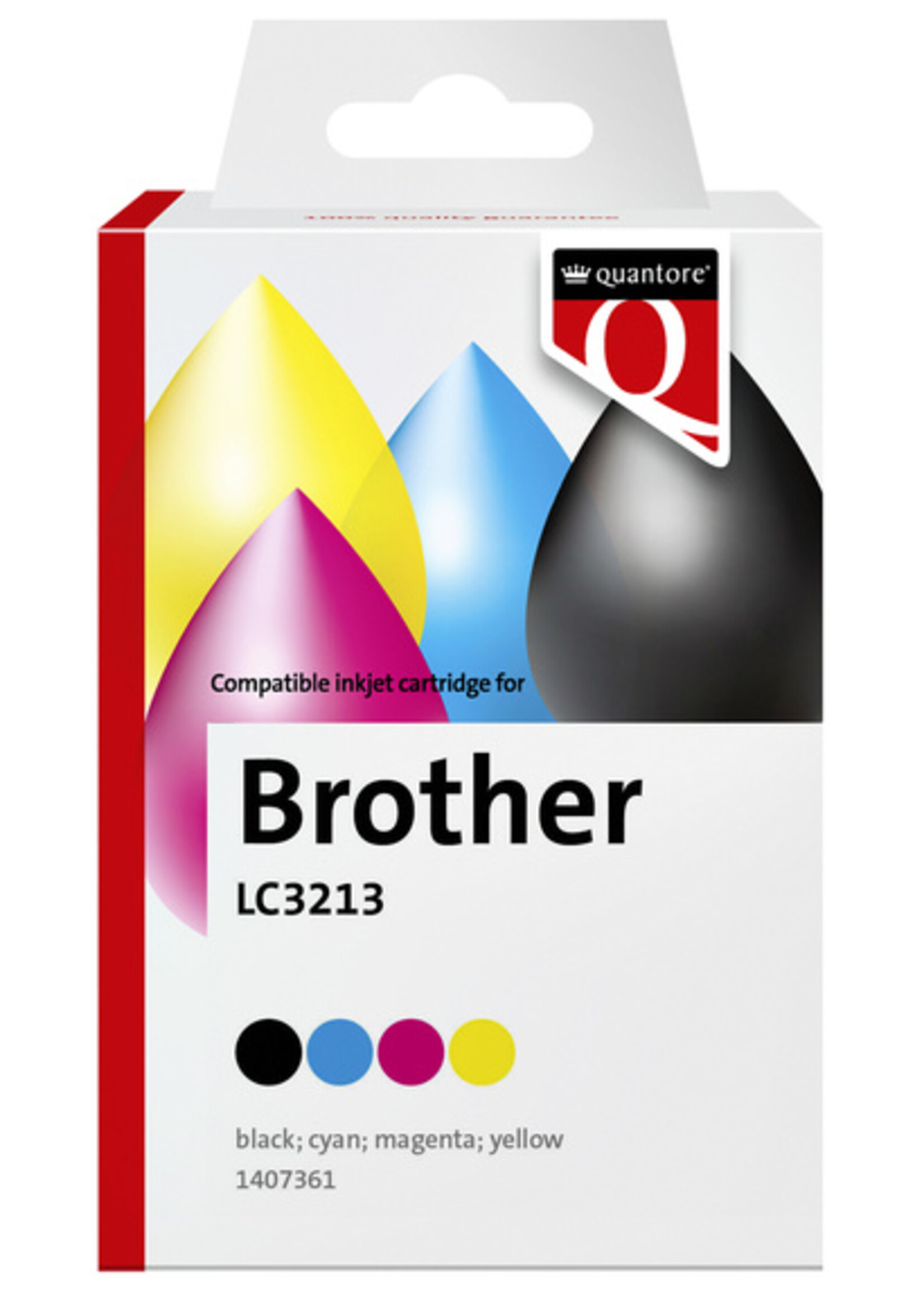 Quantore Quantore INKTCARTRIDGE BRO LC3213 ZW+3KL