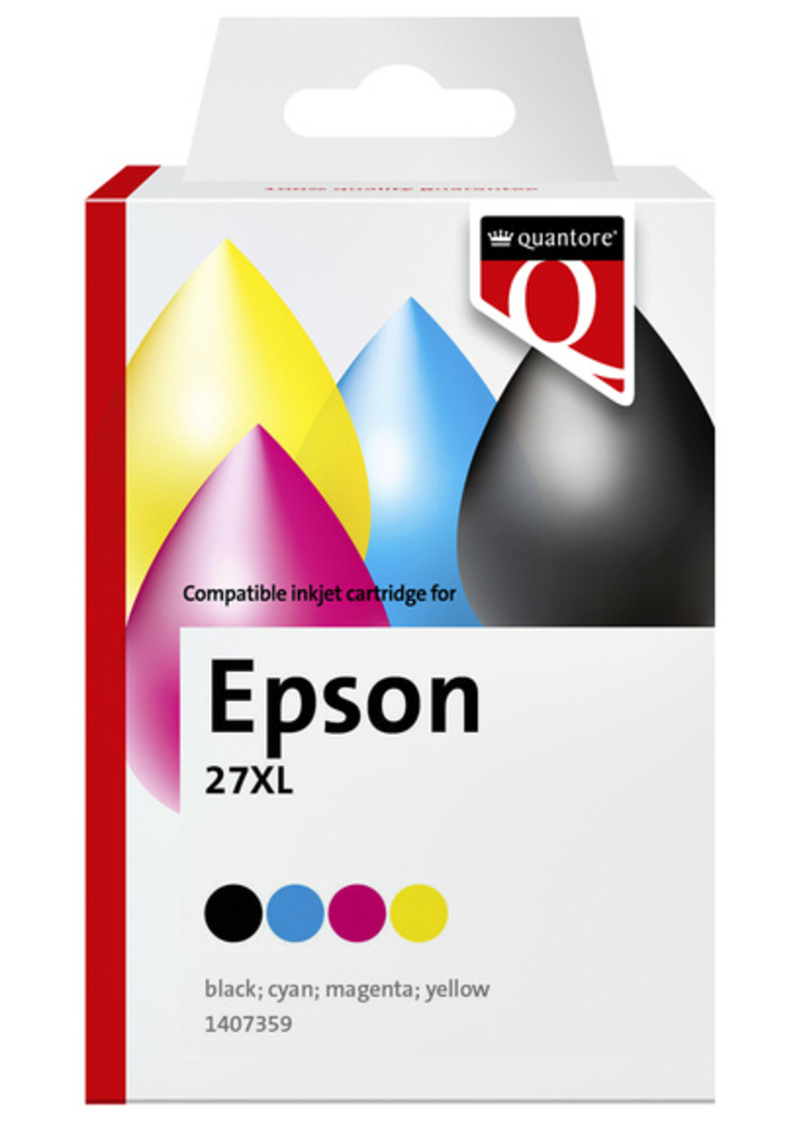 Quantore Quantore INKTCARTRIDGE EPS 27XL ZW+3KL