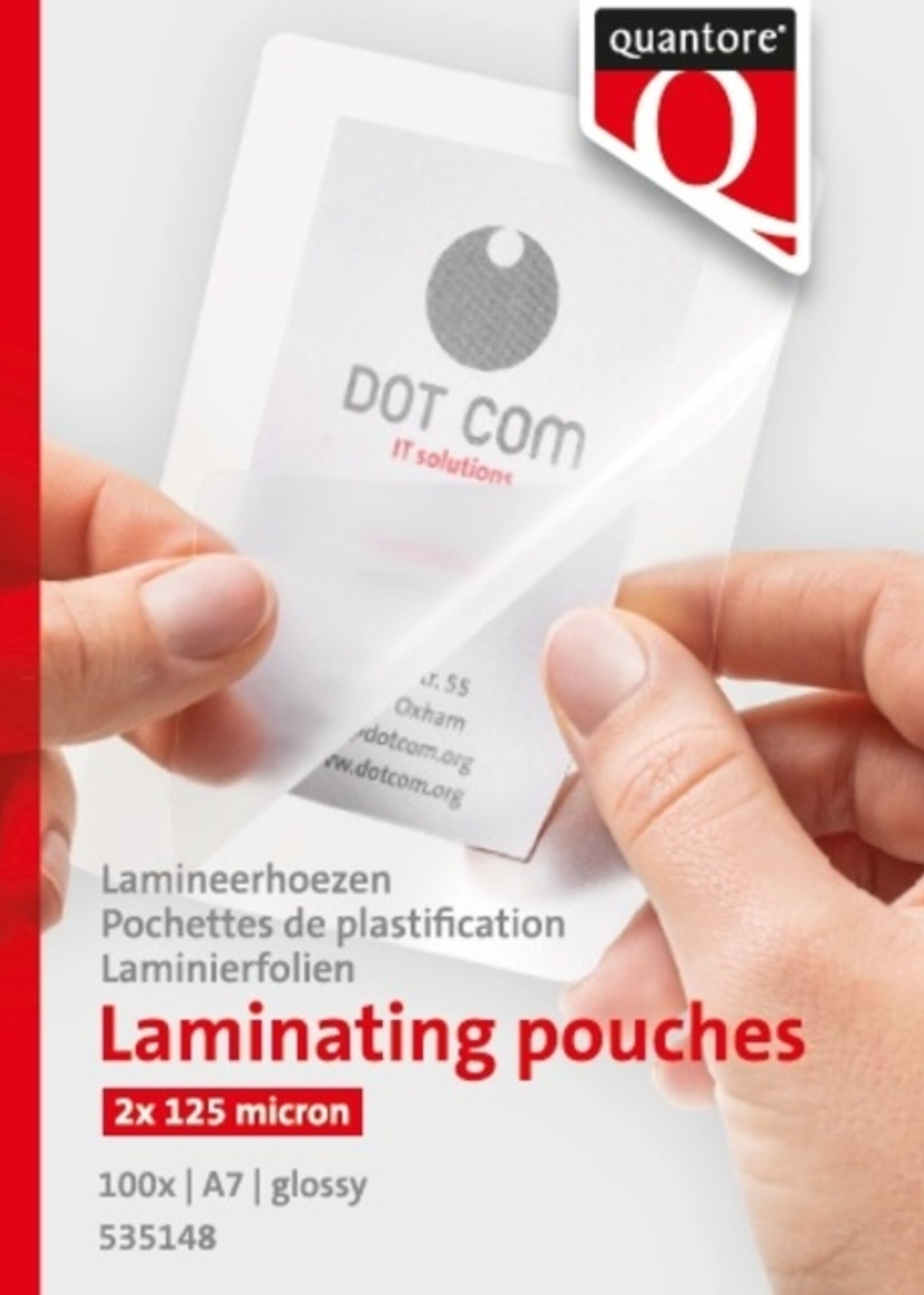 Quantore Quantore LAMINEERHOES A7 2x125MIC 100STKS