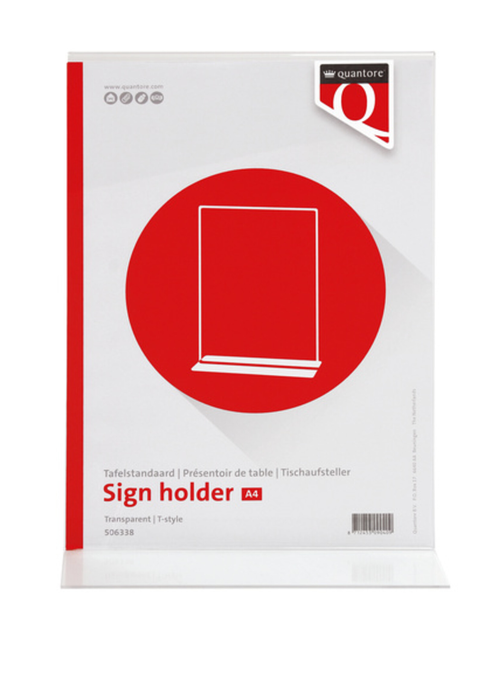 Quantore Quantore KAARTHOUDER A4 T STD