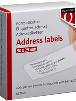 Quantore L-ETIKET DK-11201 29X90 WT