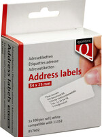 Quantore L-ETIKET 11352 54X25MM WT