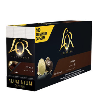 Douwe Egberts KOFFIE L'OR ESPRESSO FORZA 100STKS