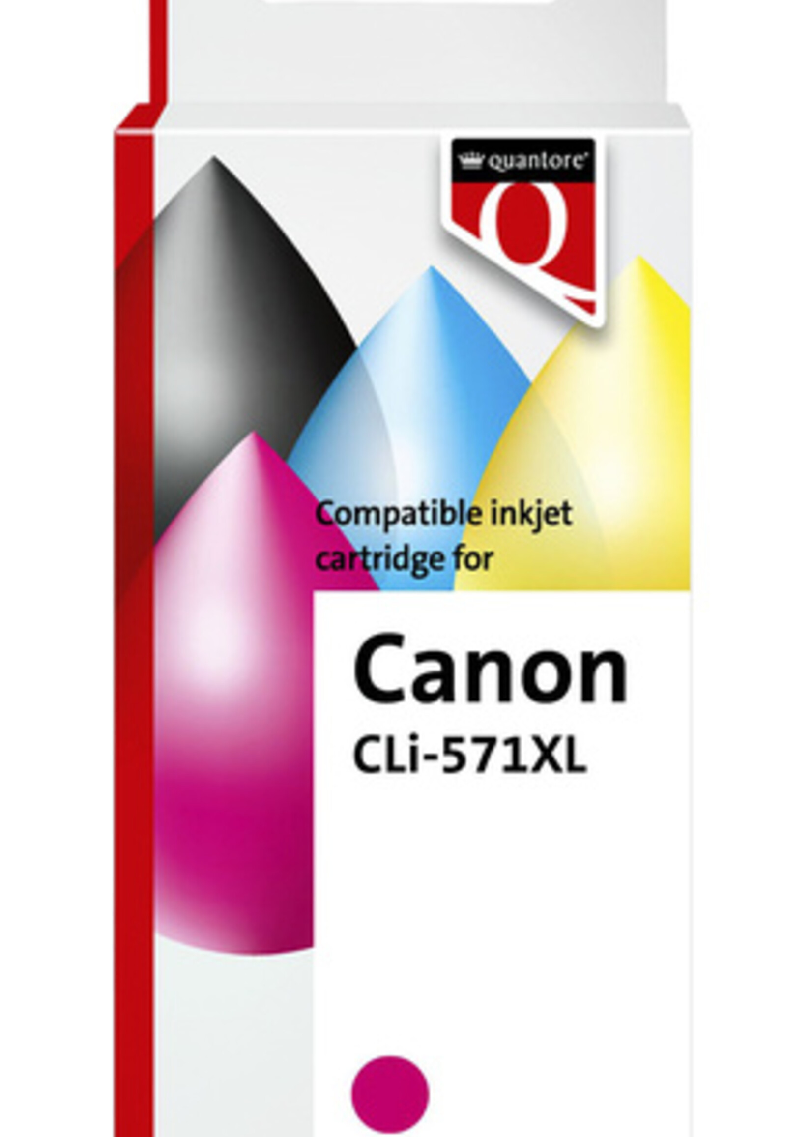 Quantore Quantore INKTCARTRIDGE  CAN CLI-571XL RD