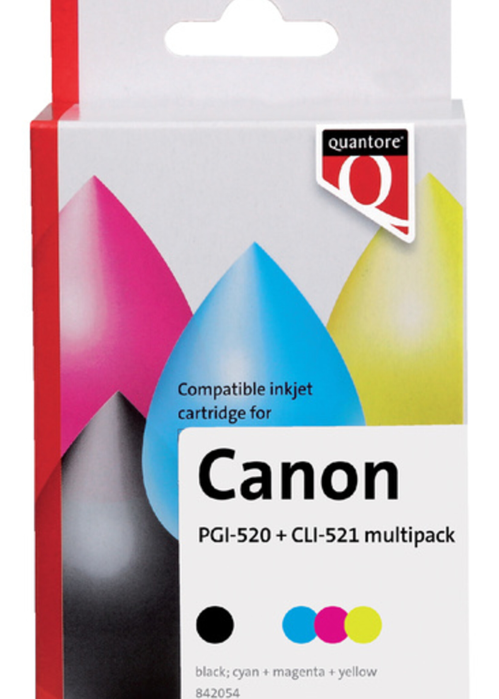 Quantore Quantore INKTCARTRIDGE  CAN PGI-520+CLI-521 5STKS