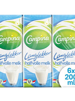Campina MELK LEKKERLANG HALFVOL 20CL 6STKS