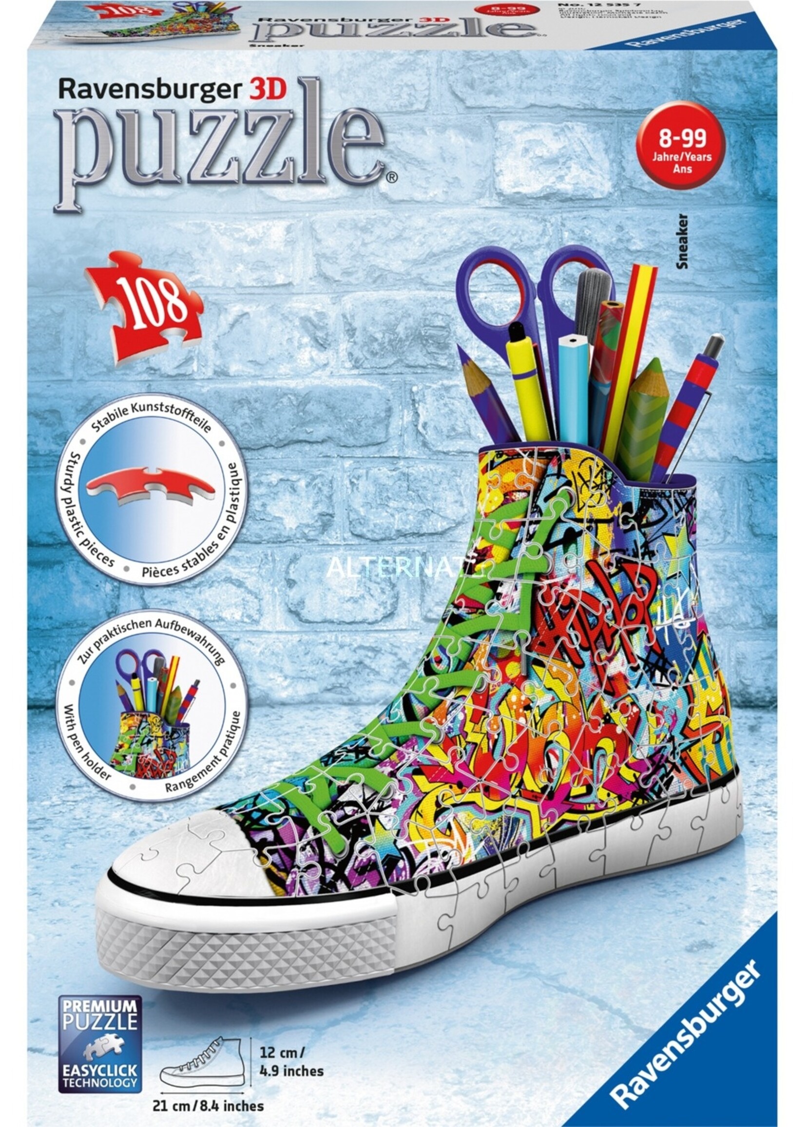 Ravensburger Ravensburger PUZZEL SNEAKER GRAFFITI ST 54STKS 3D