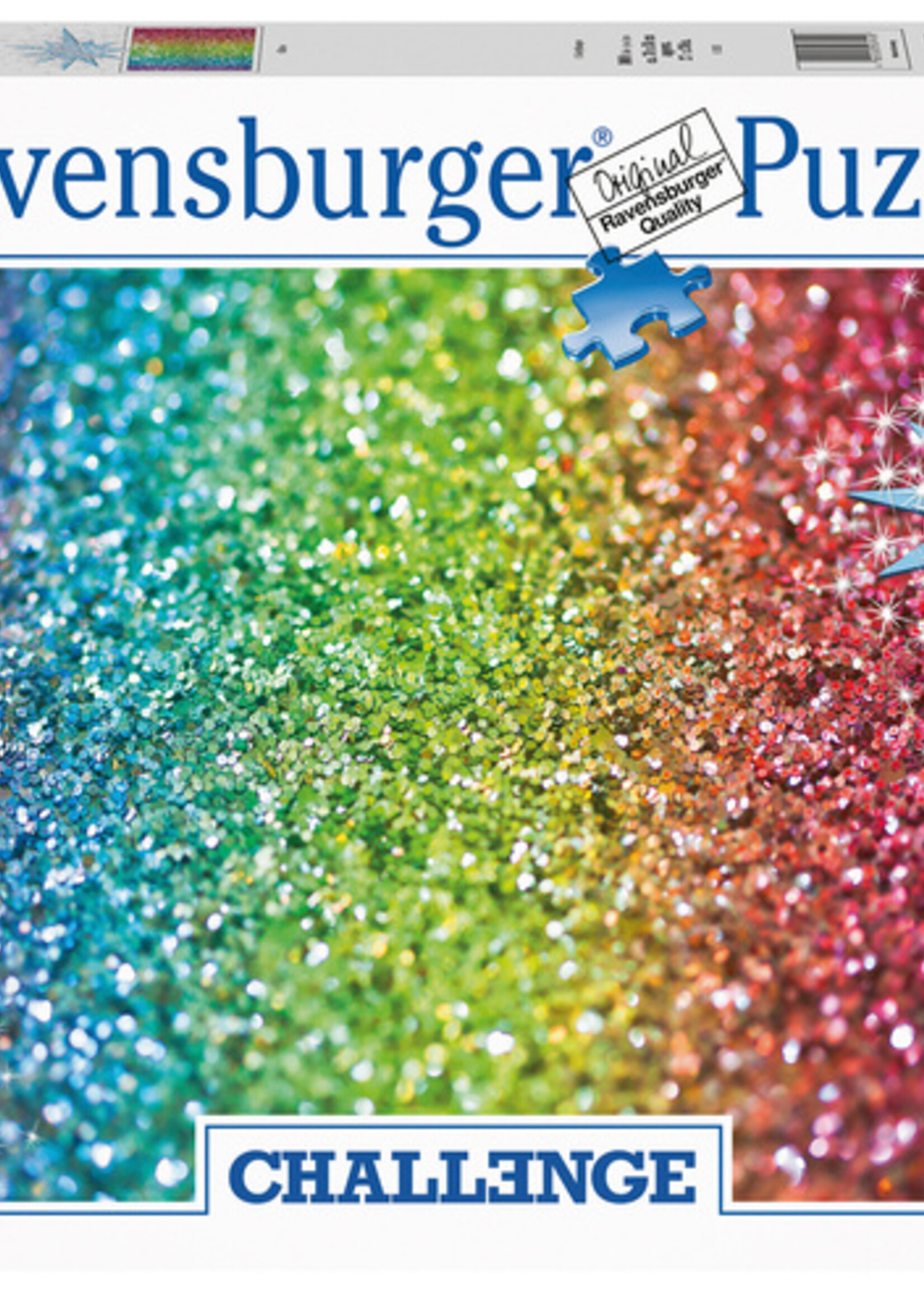 Ravensburger Ravensburger PUZZEL GLITTER CHALLENGE 1000STKS