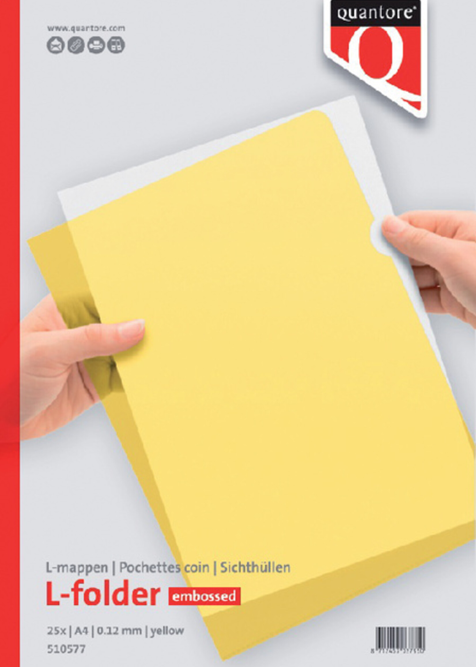 Quantore Quantore L-MAP A4 PP 0.12 GL L-MOD 25STKS