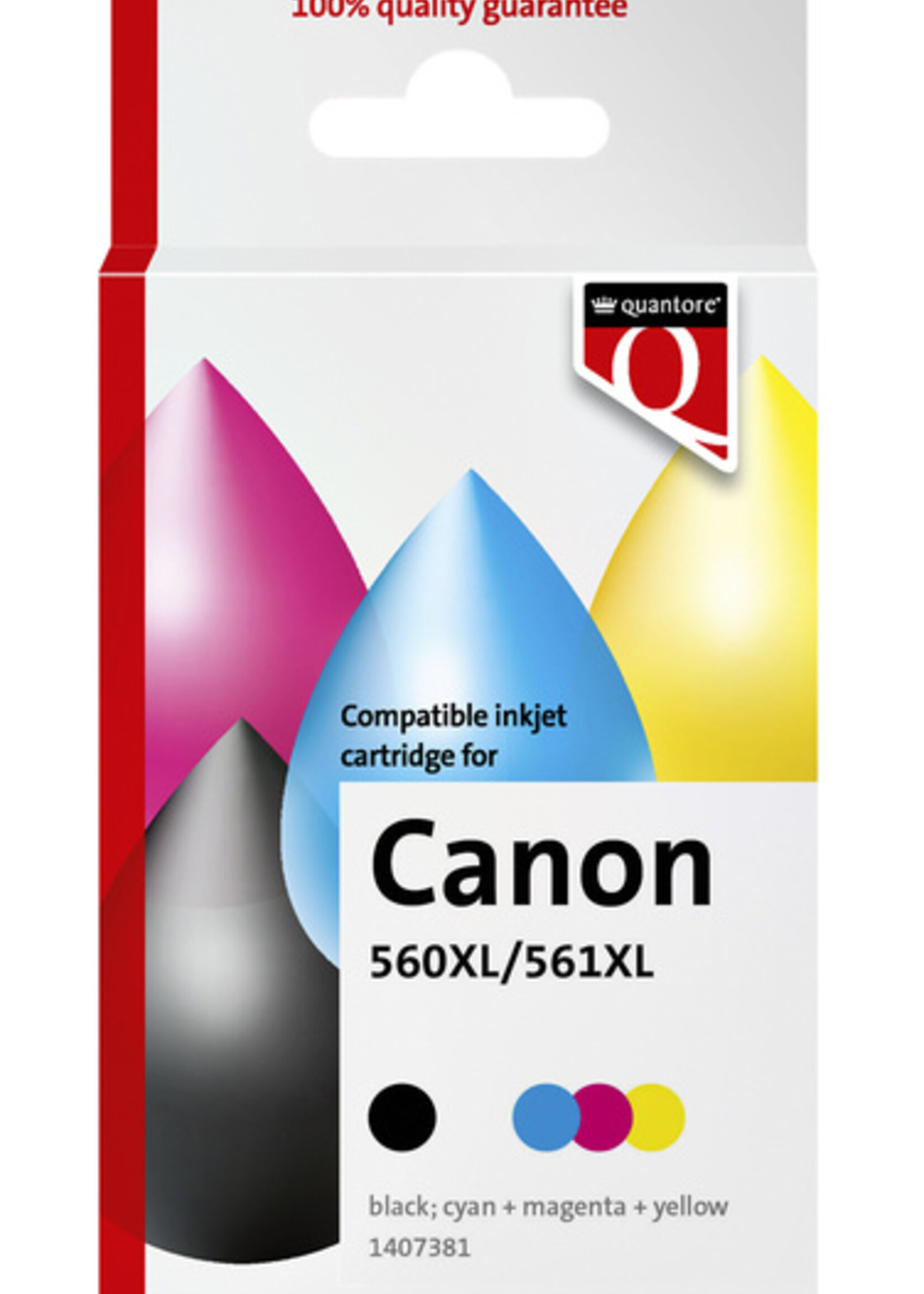 Quantore Quantore INKCARTR VOOR CAN PG560-CL561 XL 2PAK