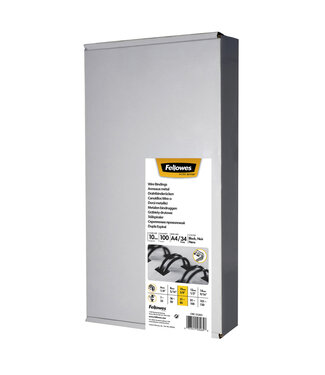 Fellowes DRAADRUG 10MM 34R ZW 100STKS