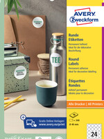 Avery Zweckform ETIKET L3415 40MM WT 240STKS