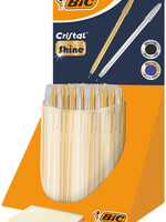 Bic BALPEN CRISTAL GOLD SILVER ASSRT