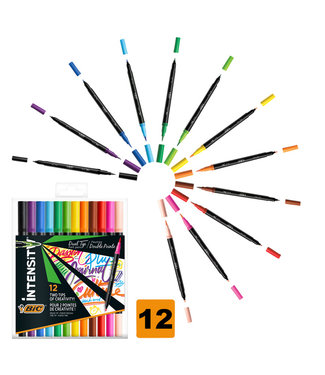 Bic KLEURSTIFT INTENSITY DUAL-TIP 12KL