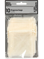 Creotime ORGANZA ZAKJES 7X10CM 10ZKS