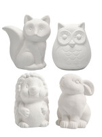 Creotime DIERENSPAARPOT TERRA WT ASS 4STKS