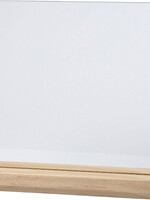 Creotime GLAZEN PLAAT MET HOUTEN VOET