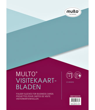 Multo INTERIEUR 23R 10X VISITEKRT PP 10STKS