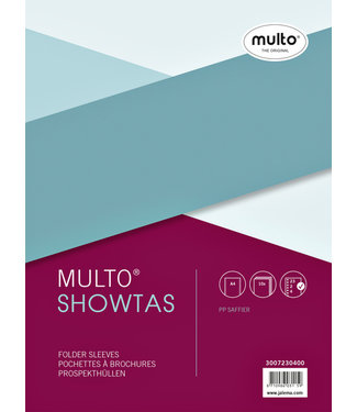 Multo SHOWTAS A4 23R PP 0.08MM NERF 10STKS