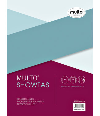 Multo SHOWTAS A4 23R PP 0.14MM GLAD 10STKS