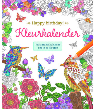 Deltas KLEURKALENDER HAPPY BIRTHDAY