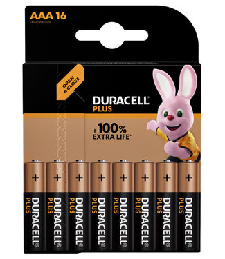 Duracell BATTERIJ PLUS AAA 16ST