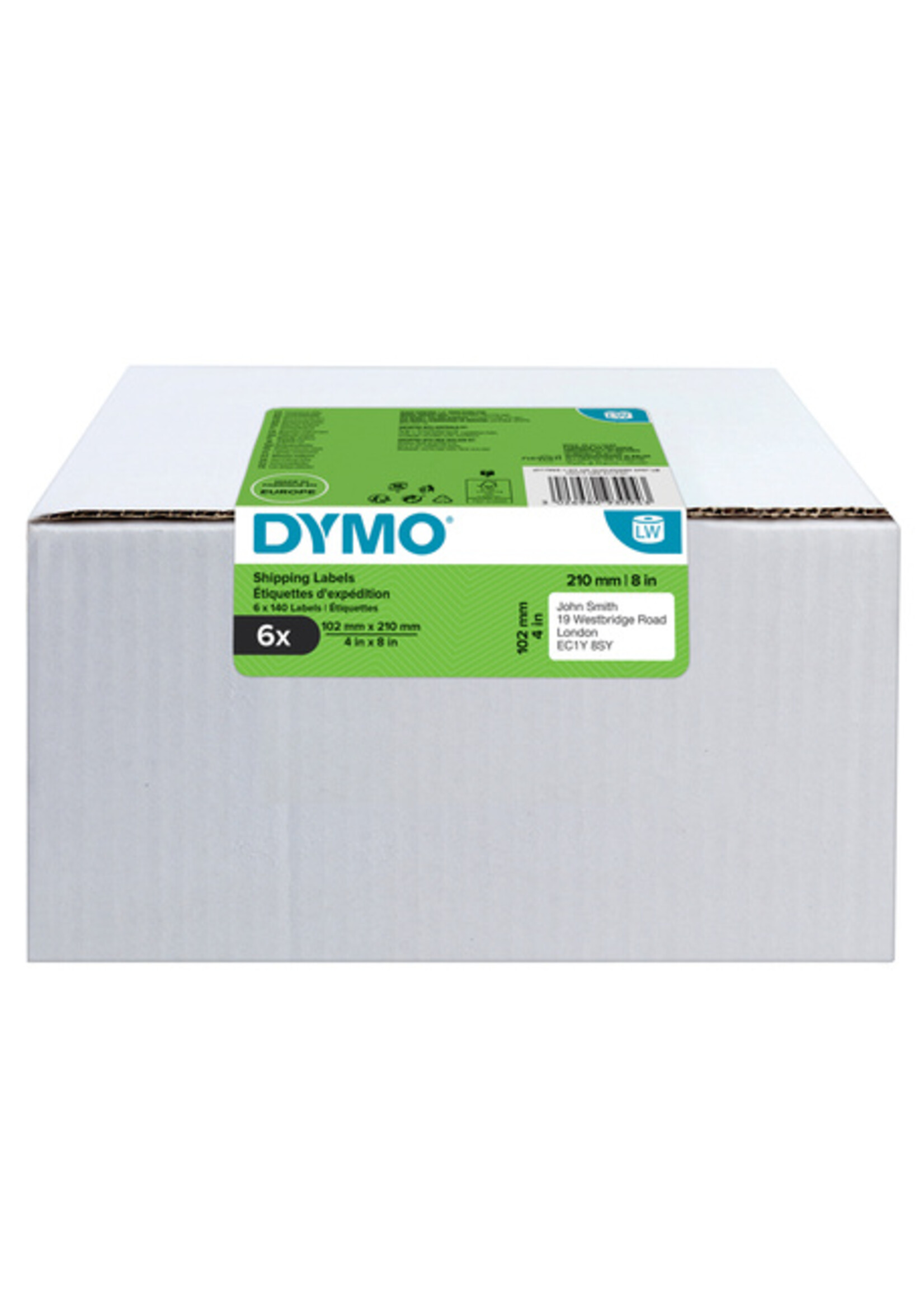 Dymo Dymo ETIKET 217765 102MMX210MM 6X140STKS