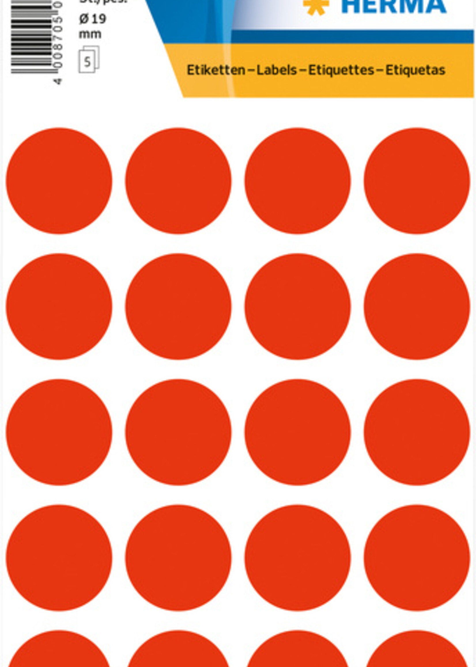 Herma Herma ETIKET 1876 19MM FL RD ROND 100STKS
