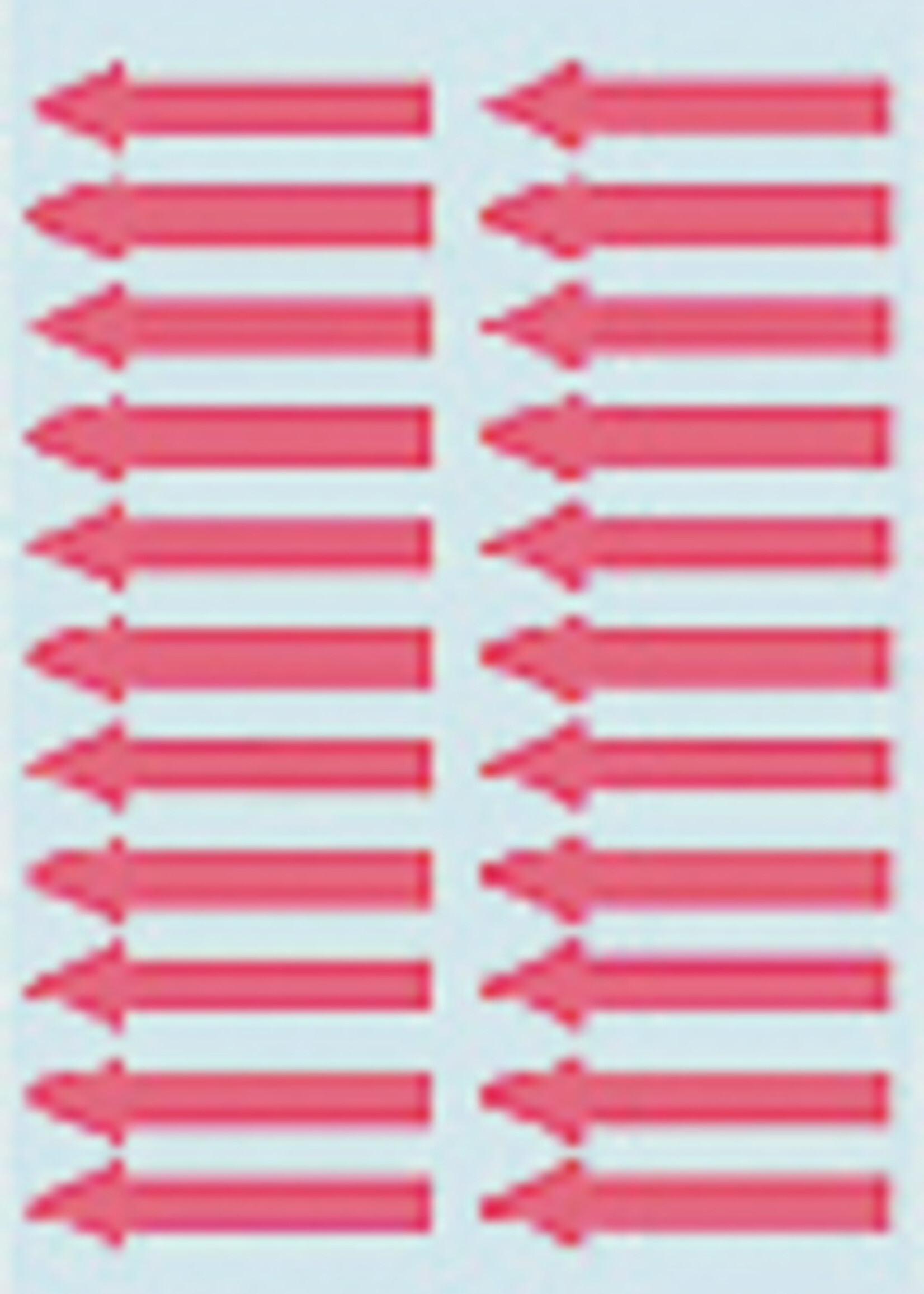 Herma Herma ETIKET 4143 PIJL 38X7MM RD 88STKS