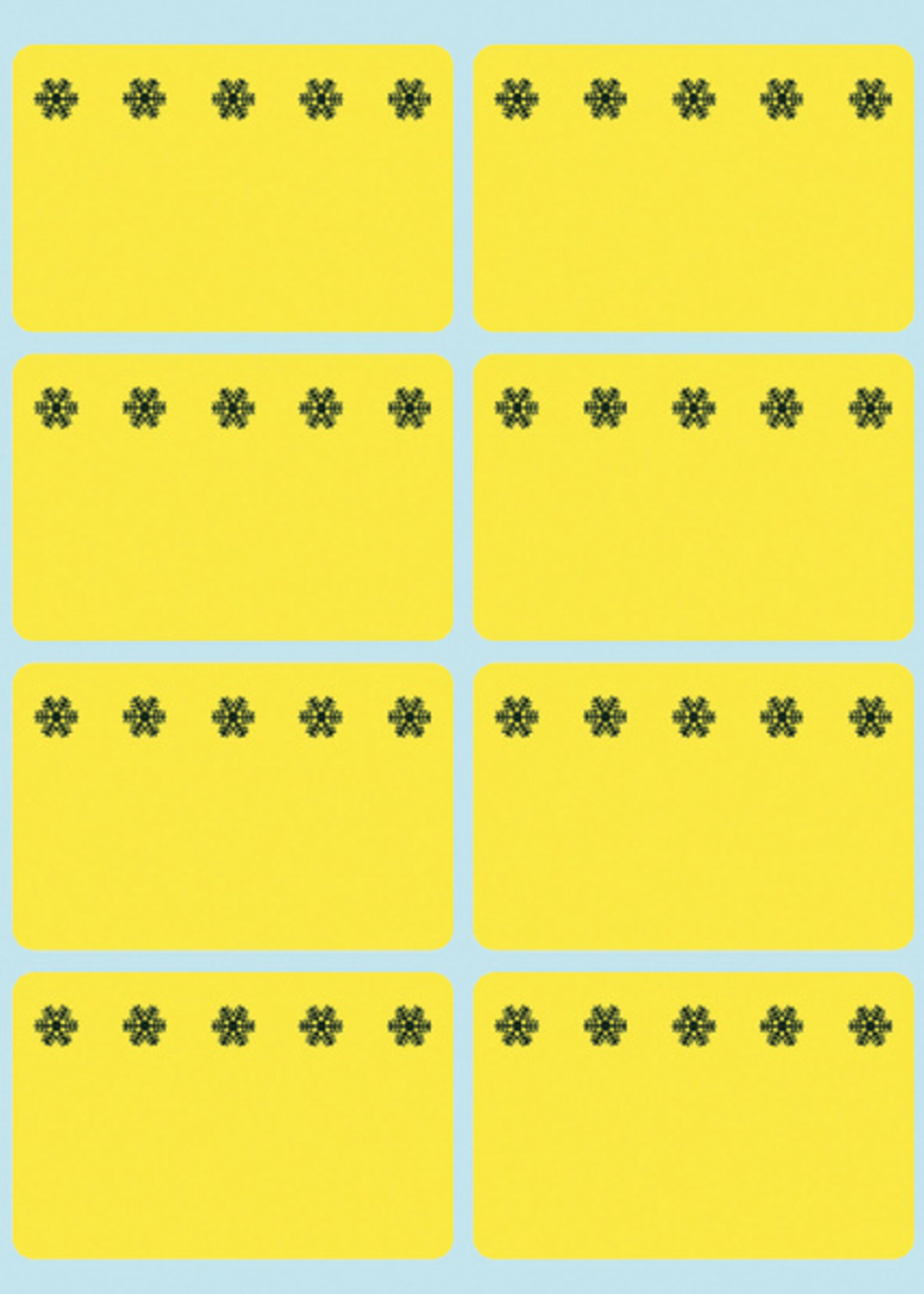 Herma Herma ETIKET 3771 26X40MM DEEPFR FL GL 48STKS