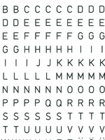 Herma ETIKET 4154 LETTER AZ ZW-TR 2VEL