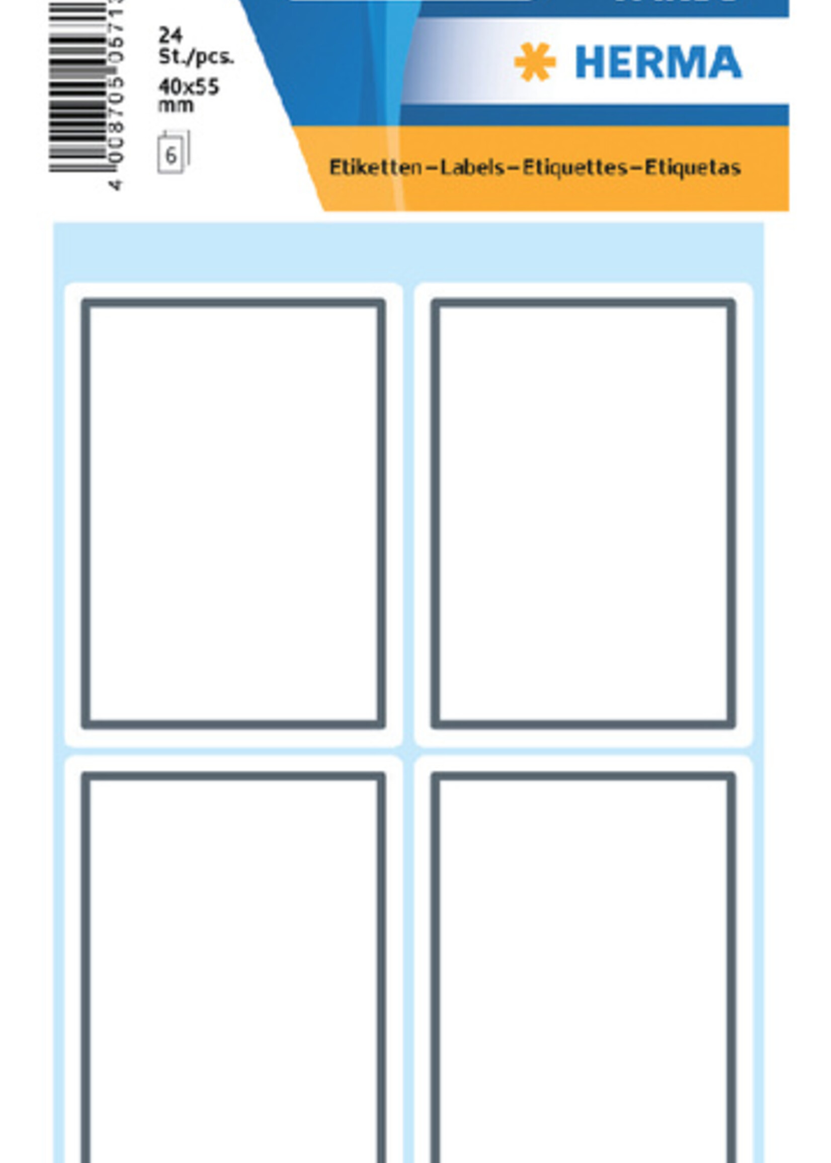 Herma Herma ETIKET 5713 40X55 GS/WT 24STKS