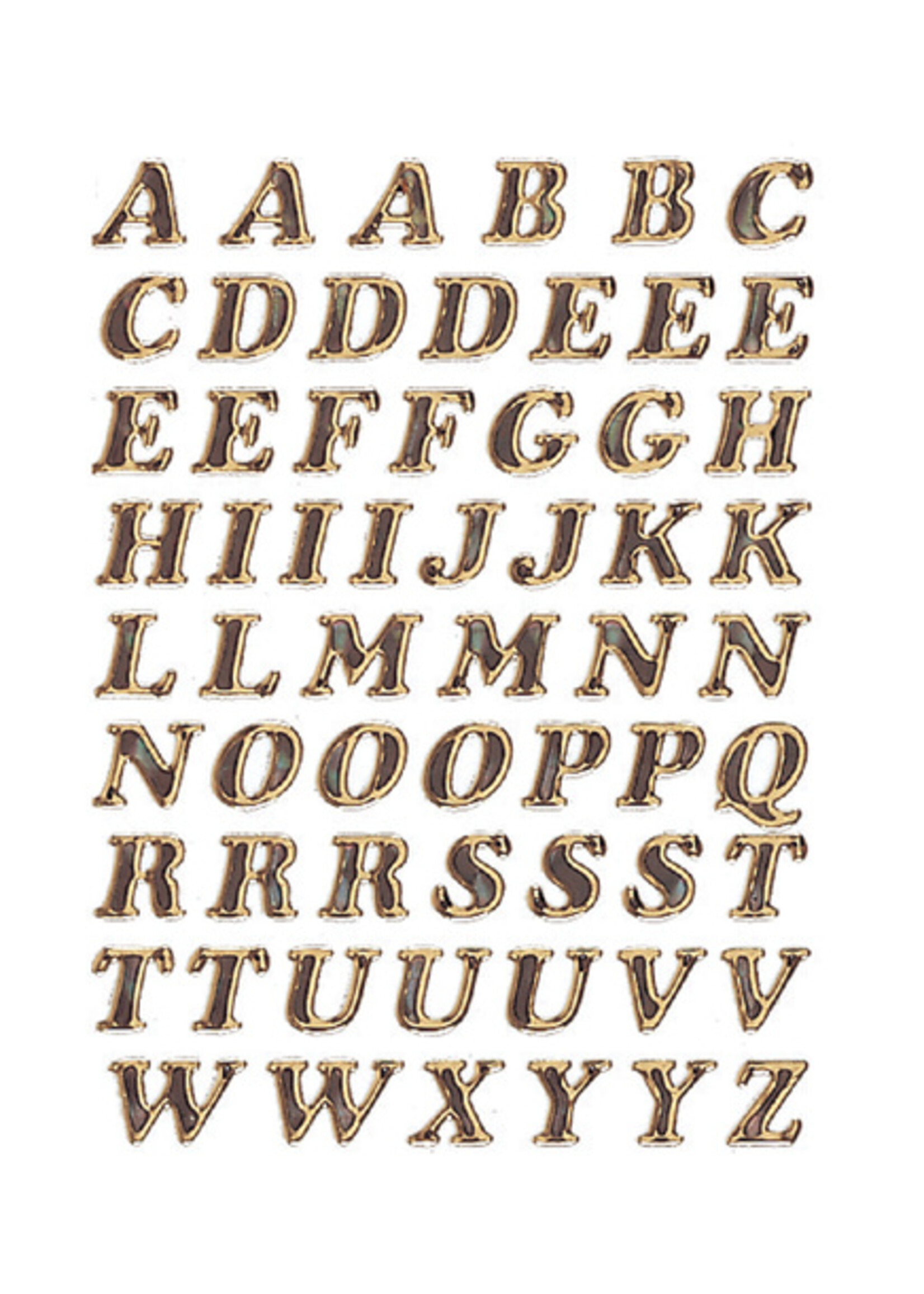 Herma Herma ETIKET 4192 LETTERS A-Z GOUDFOLIE 1VEL