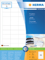 Herma ETIKET 8629 PREM 38.1X21.2MM WT 650STKS