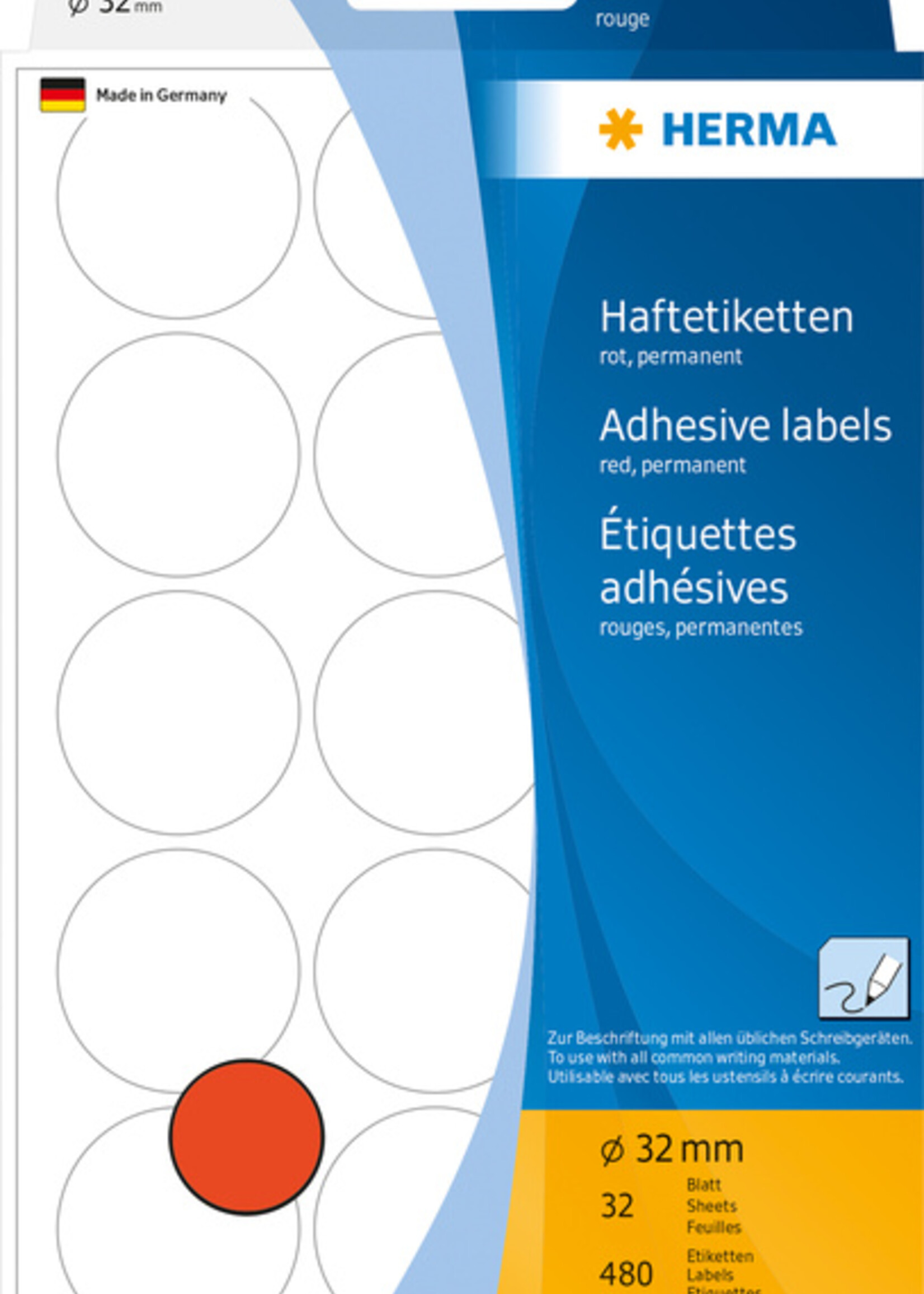 Herma Herma ETIKET 2272 32MM RD ROND 480STKS