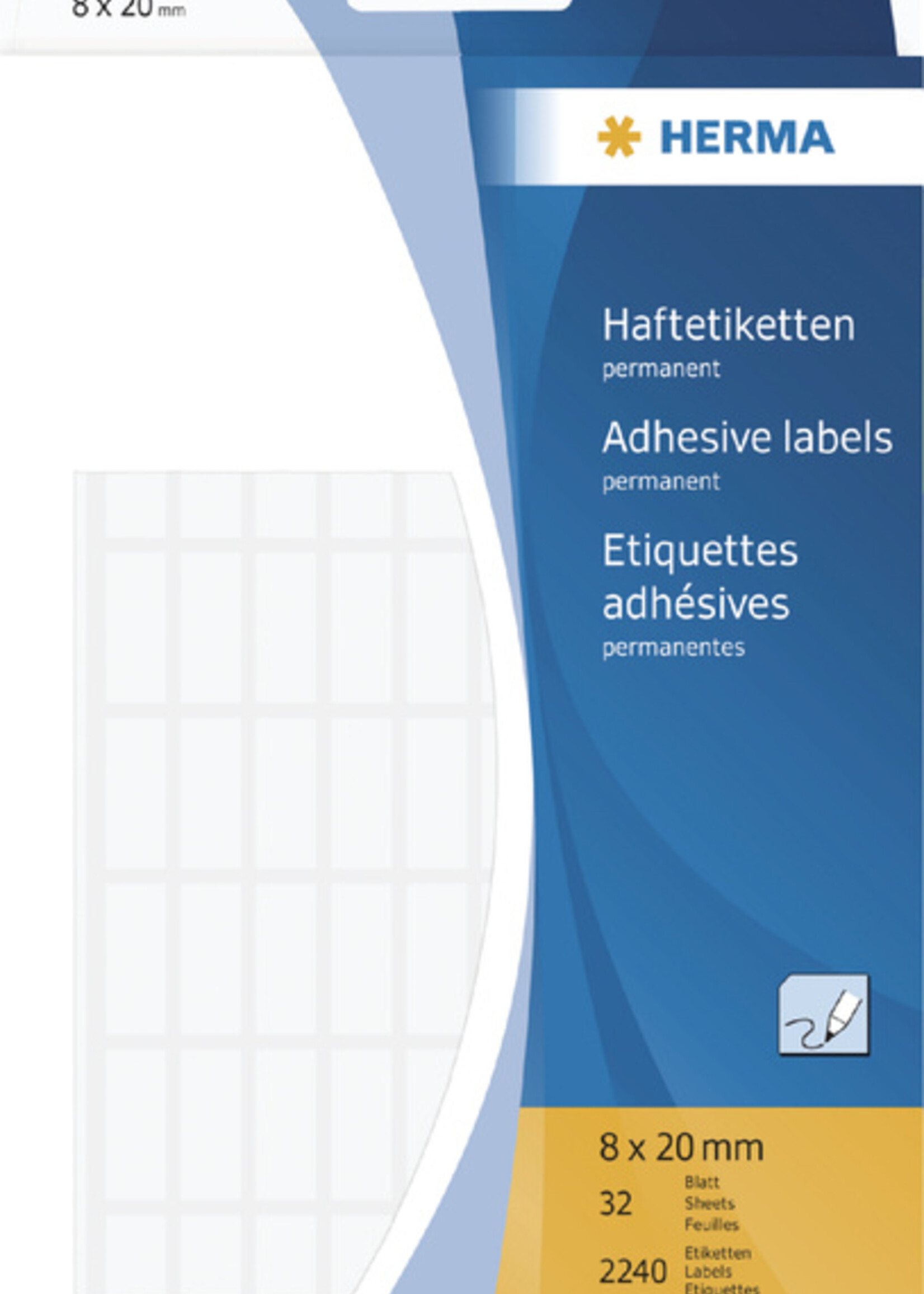Herma Herma ETIKET 2320 8X20MM WT 2240STKS