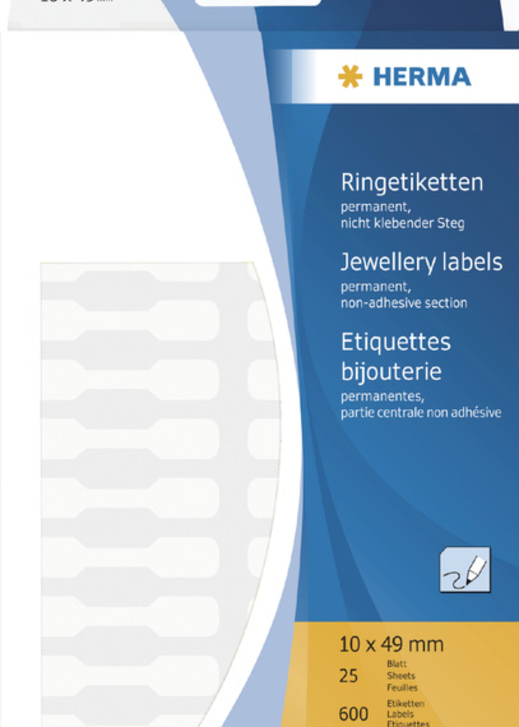 Herma Herma ETIKET 2510 10X49MM WT 600STKS
