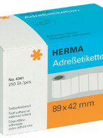 Herma ETIKET ADRES 4341 89X42MM 250STKS ROL