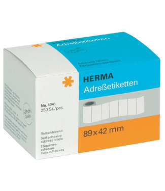 Herma ETIKET ADRES 4341 89X42MM 250STKS ROL