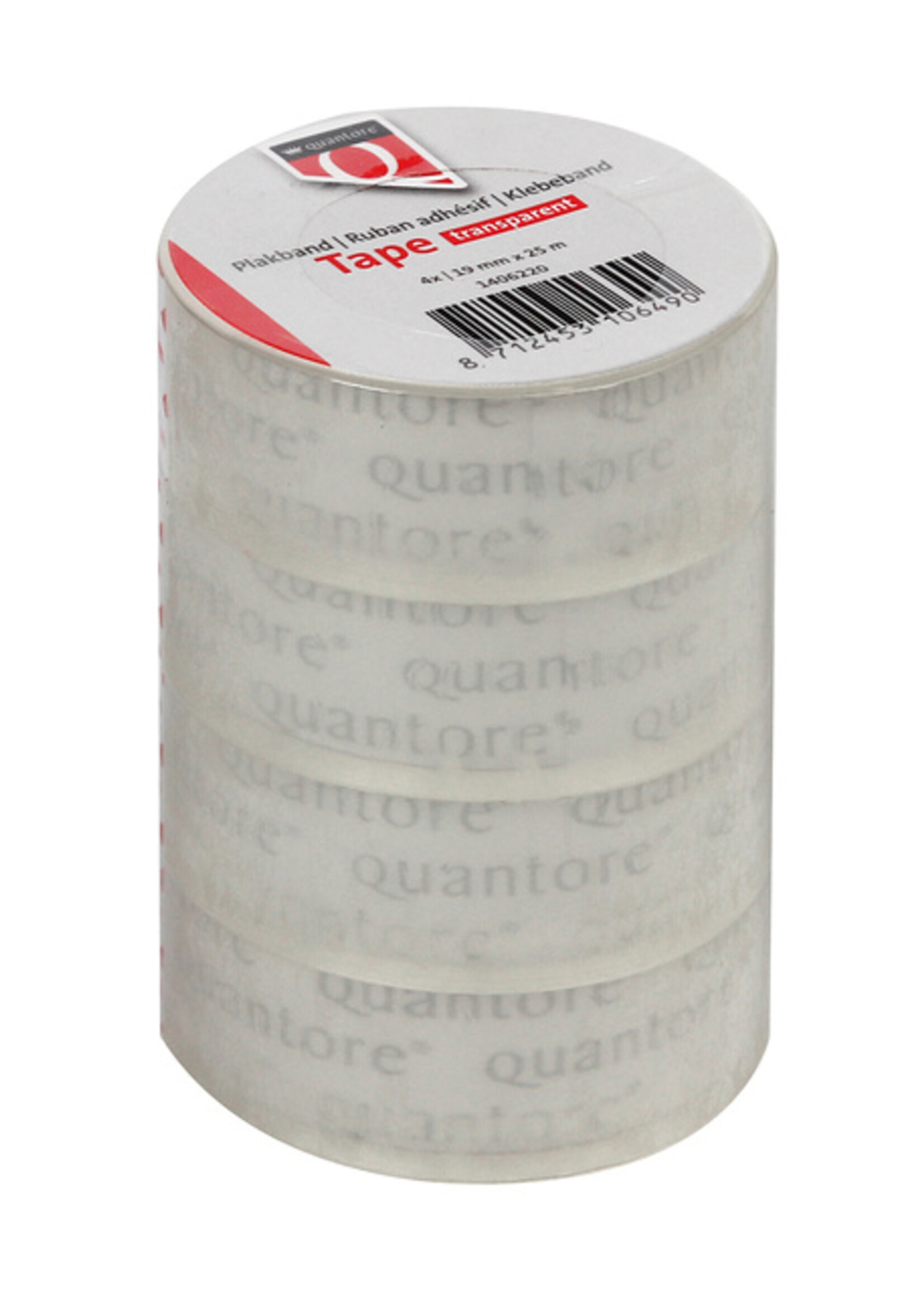 Quantore Quantore TAPE TR 19MMX25M 4-ROL