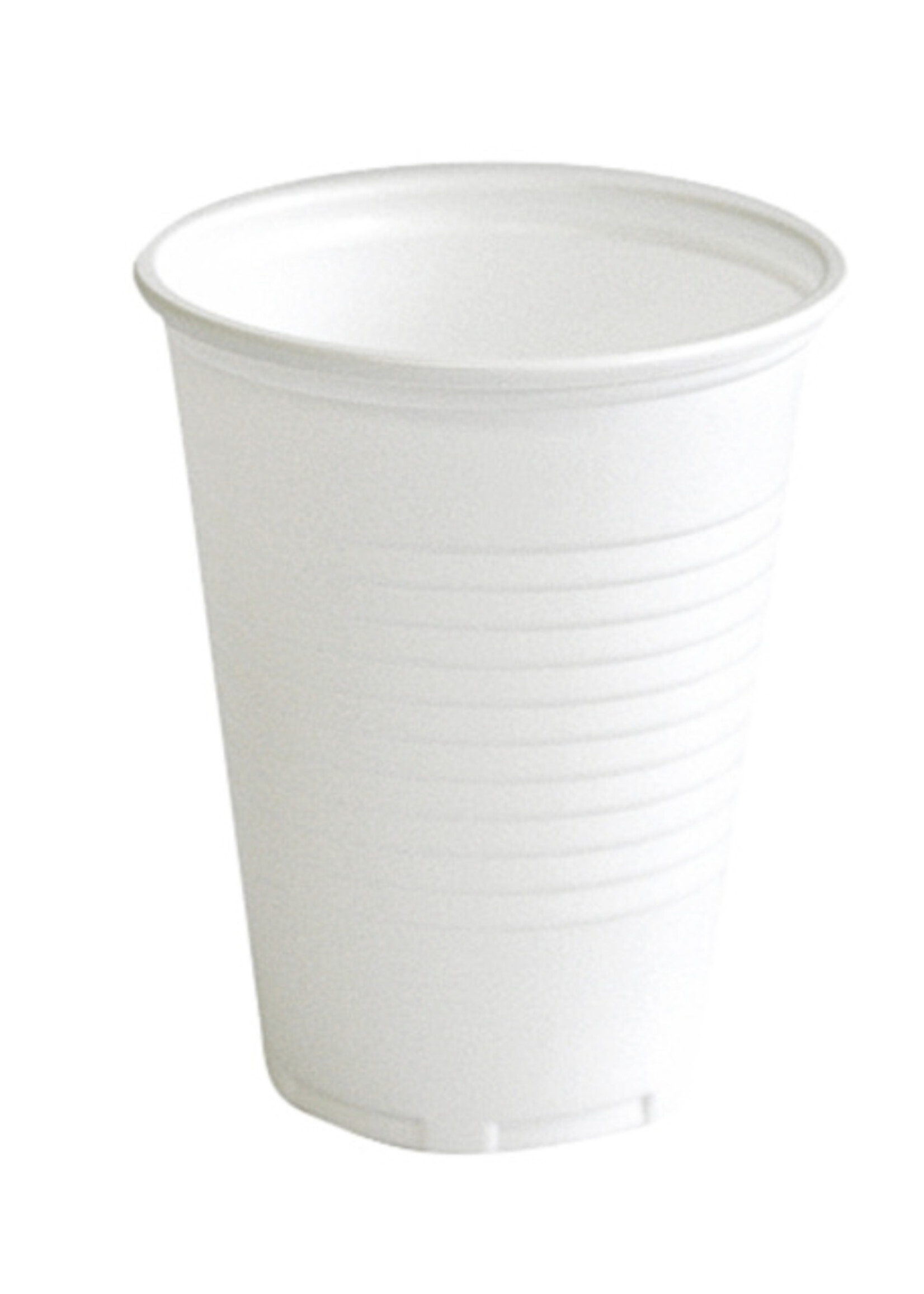 Office Office BEKER WIT 180ML PLASTIC 70DIA 100STKS