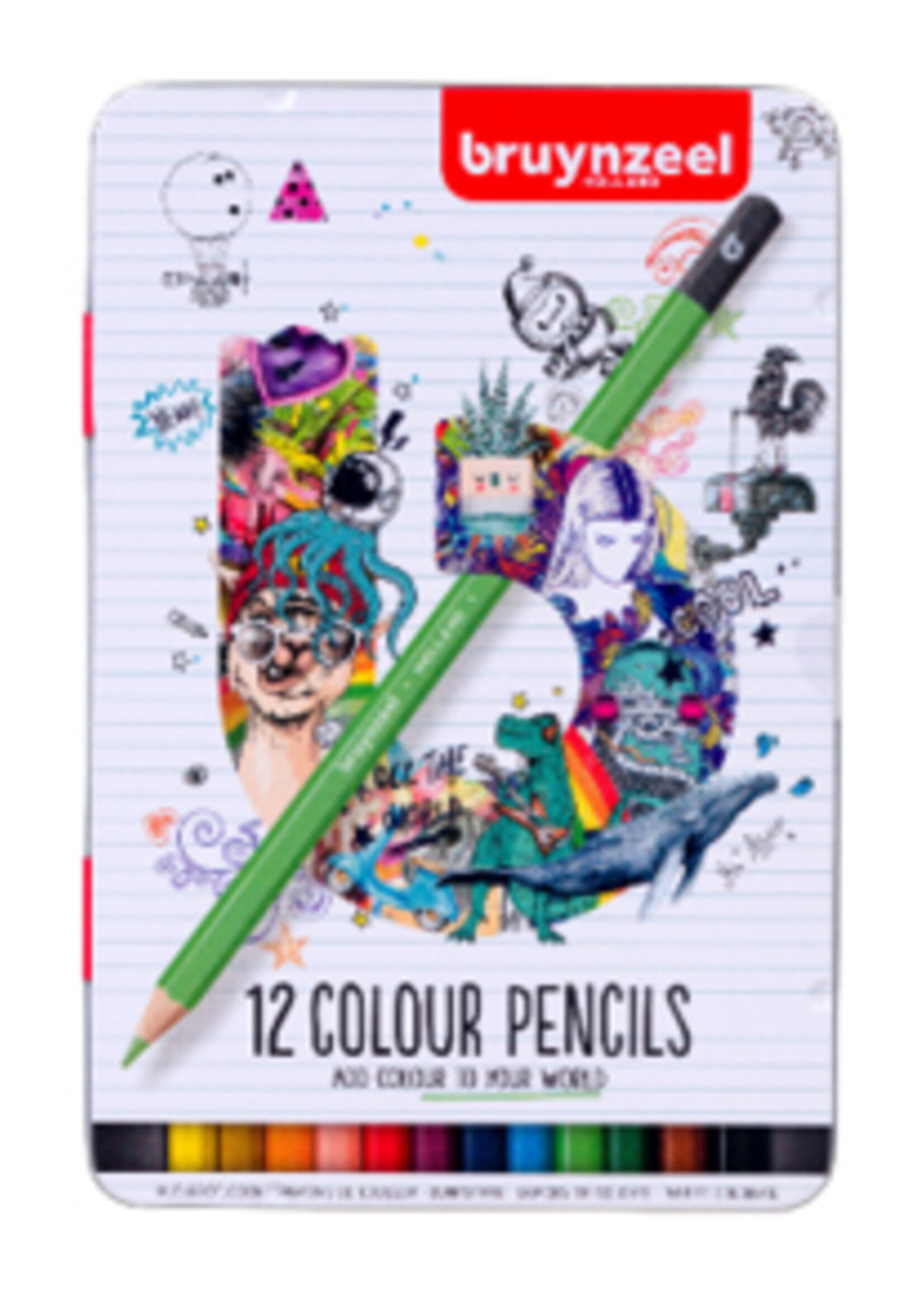 Bruynzeel Bruynzeel KLEURPOTLOOD BL 12ST