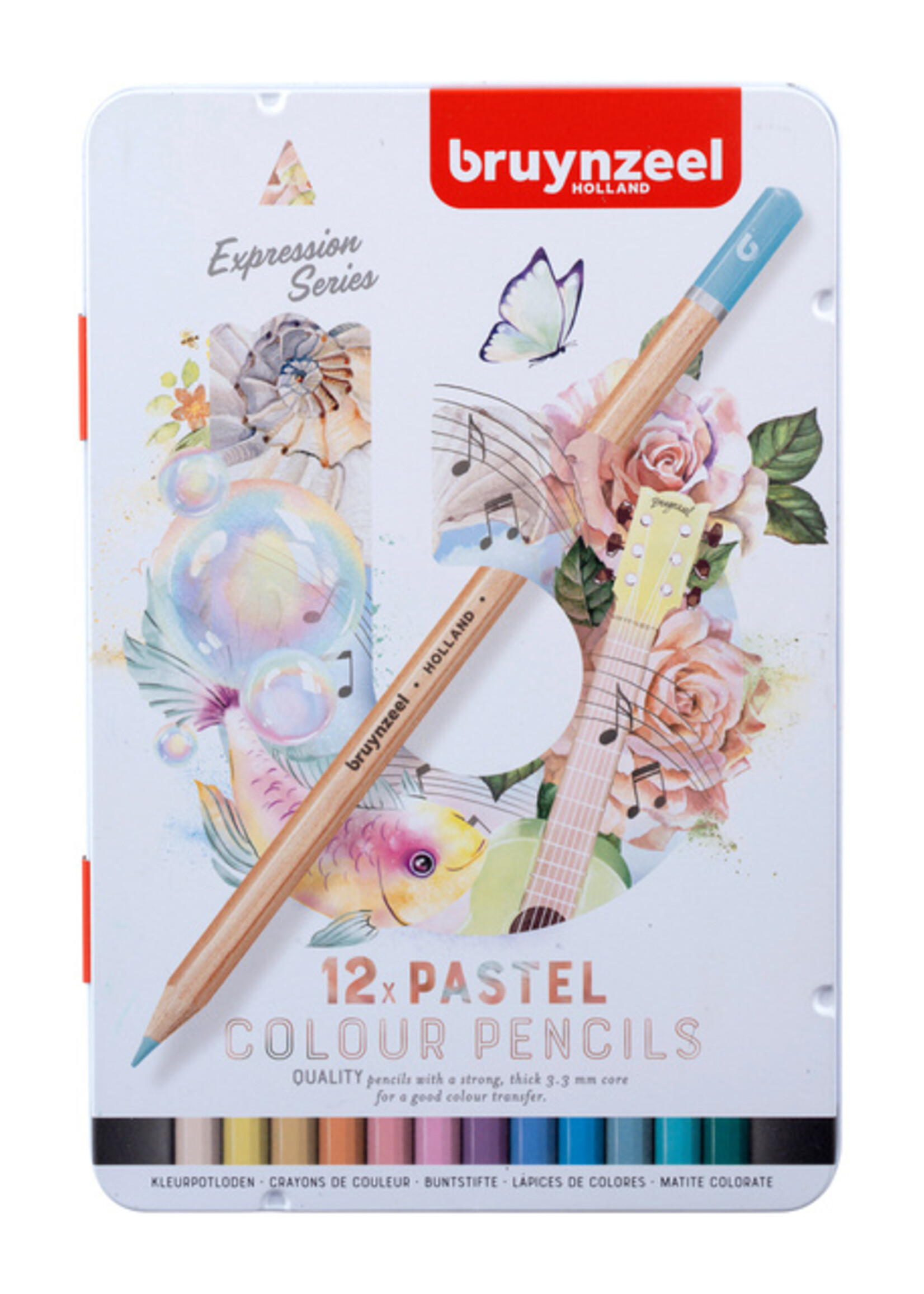 Bruynzeel Bruynzeel KLEURPOTLOOD 12ST PASTEL