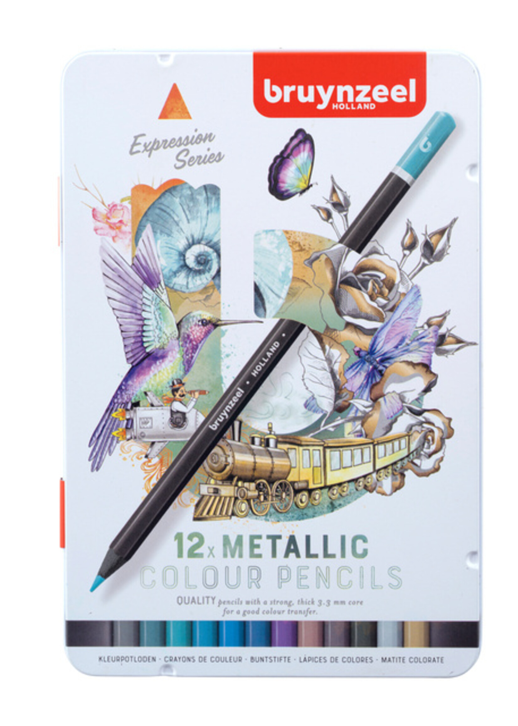 Bruynzeel Bruynzeel KLEURPOTLOOD 12ST METALLIC